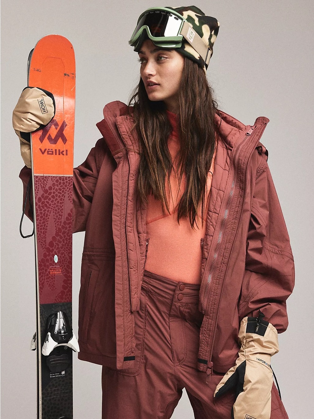 Free people Movement Shred-It 5-in-1 Hooded Jacket in Wine Size small